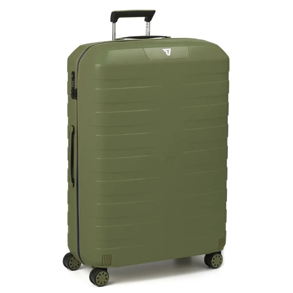 Roncato Box Young Large 78cm Hardsided Spinner Suitcase Green