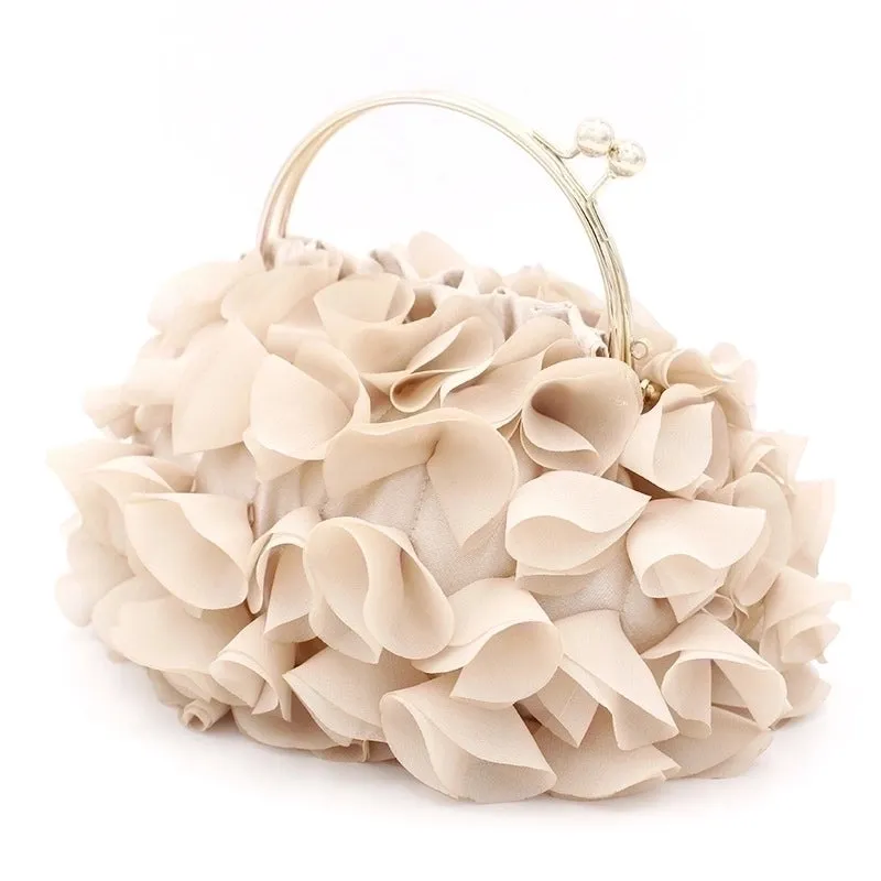 Satin Forging Solid Color Square Evening Bags