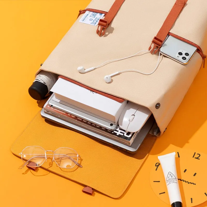 School Backpacks with Lots of Pockets for Teenage Girl with Laptop Compartment