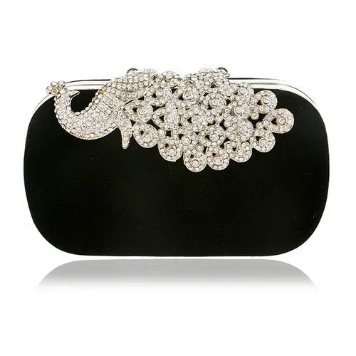 SEKUSA Clutch evening bags Crown rhinestones evening bags purse  shoulder bag for wedding Diamonds Lady Purse Mini Evening Bags