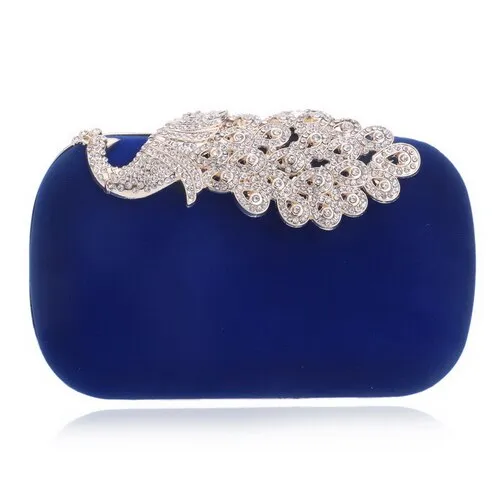 SEKUSA Clutch evening bags Crown rhinestones evening bags purse  shoulder bag for wedding Diamonds Lady Purse Mini Evening Bags