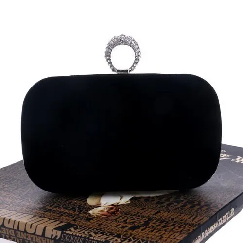 SEKUSA Clutch evening bags Crown rhinestones evening bags purse  shoulder bag for wedding Diamonds Lady Purse Mini Evening Bags