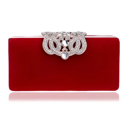 SEKUSA Clutch evening bags Crown rhinestones evening bags purse  shoulder bag for wedding Diamonds Lady Purse Mini Evening Bags