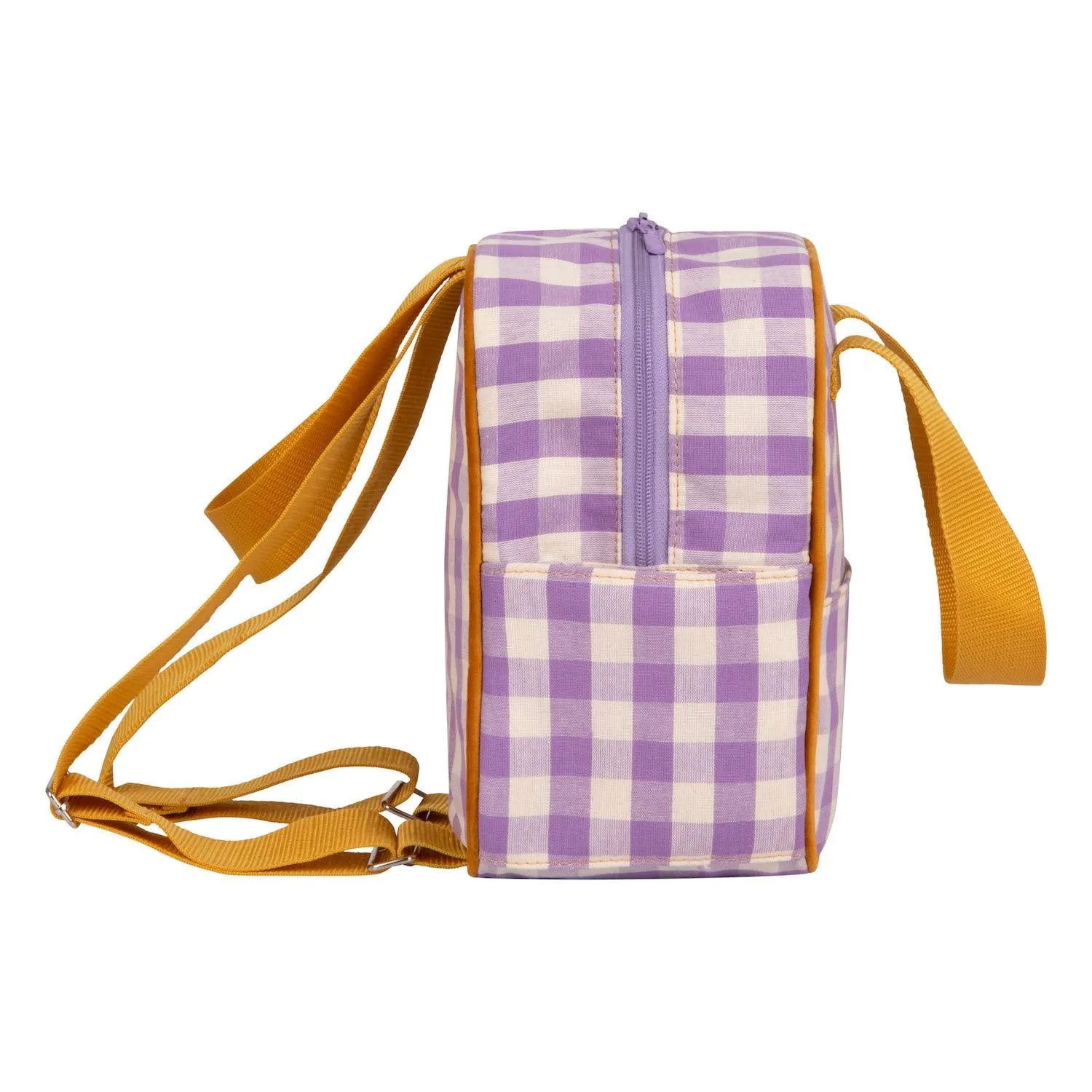 Small Backpack | Gingham | Lilac