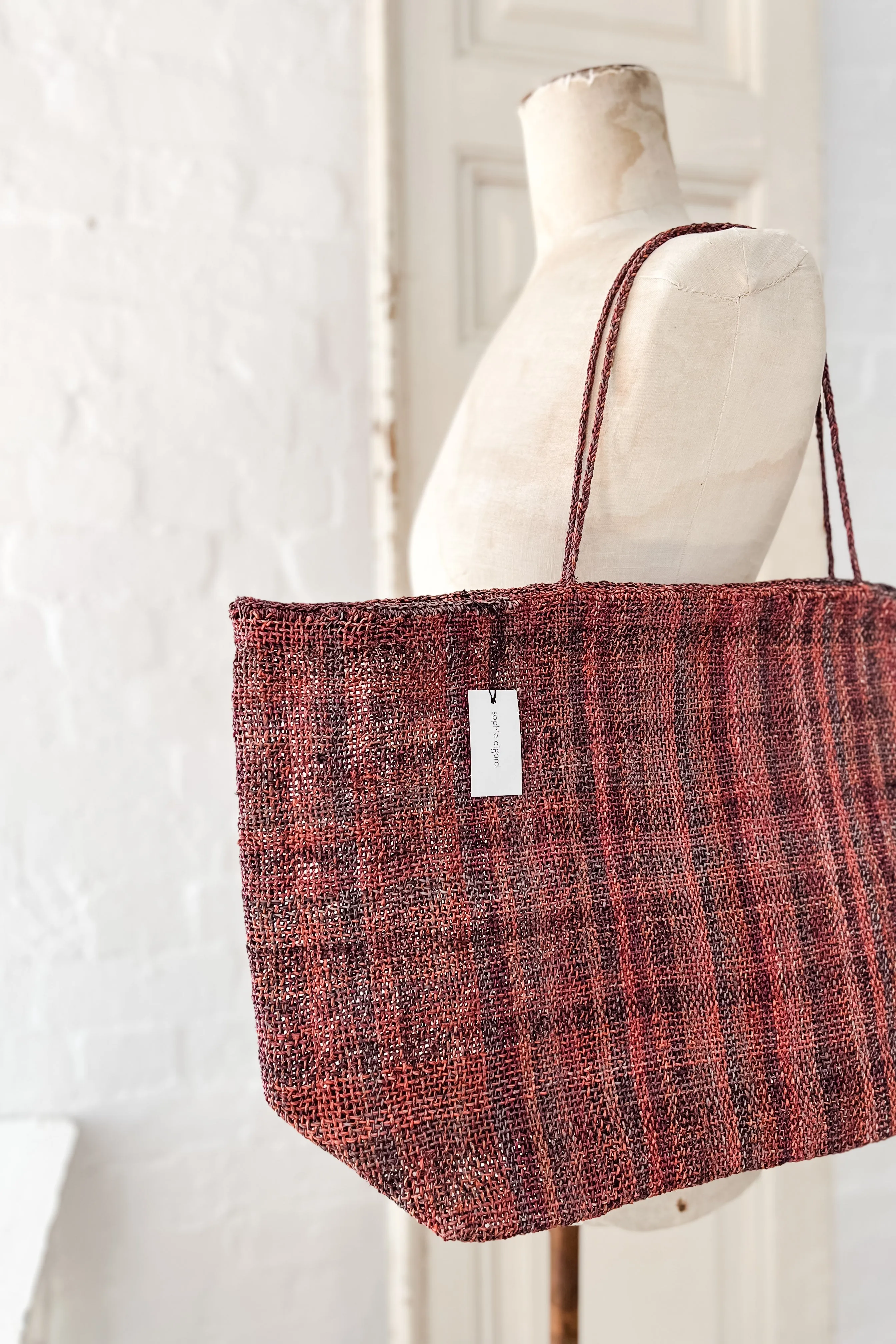 Sophie Digard | Raffia Tote Bag | Autumn Heath