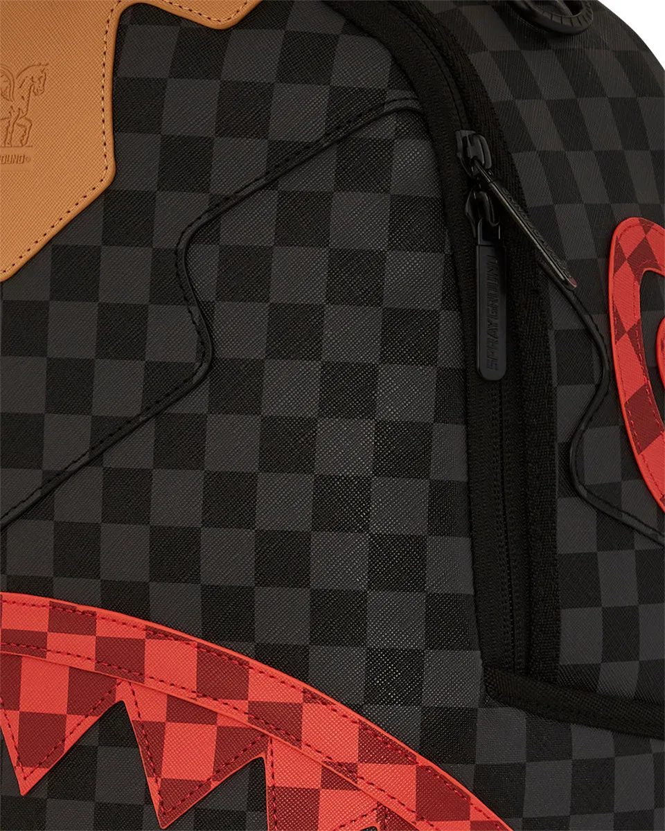 Sprayground Evil Genius Backpack In Black Red