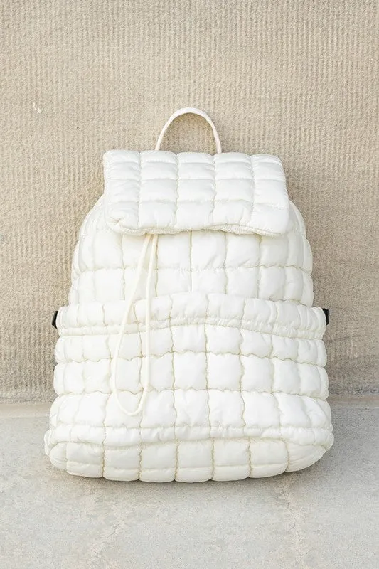 Stevie Quilted Puffer Backpack