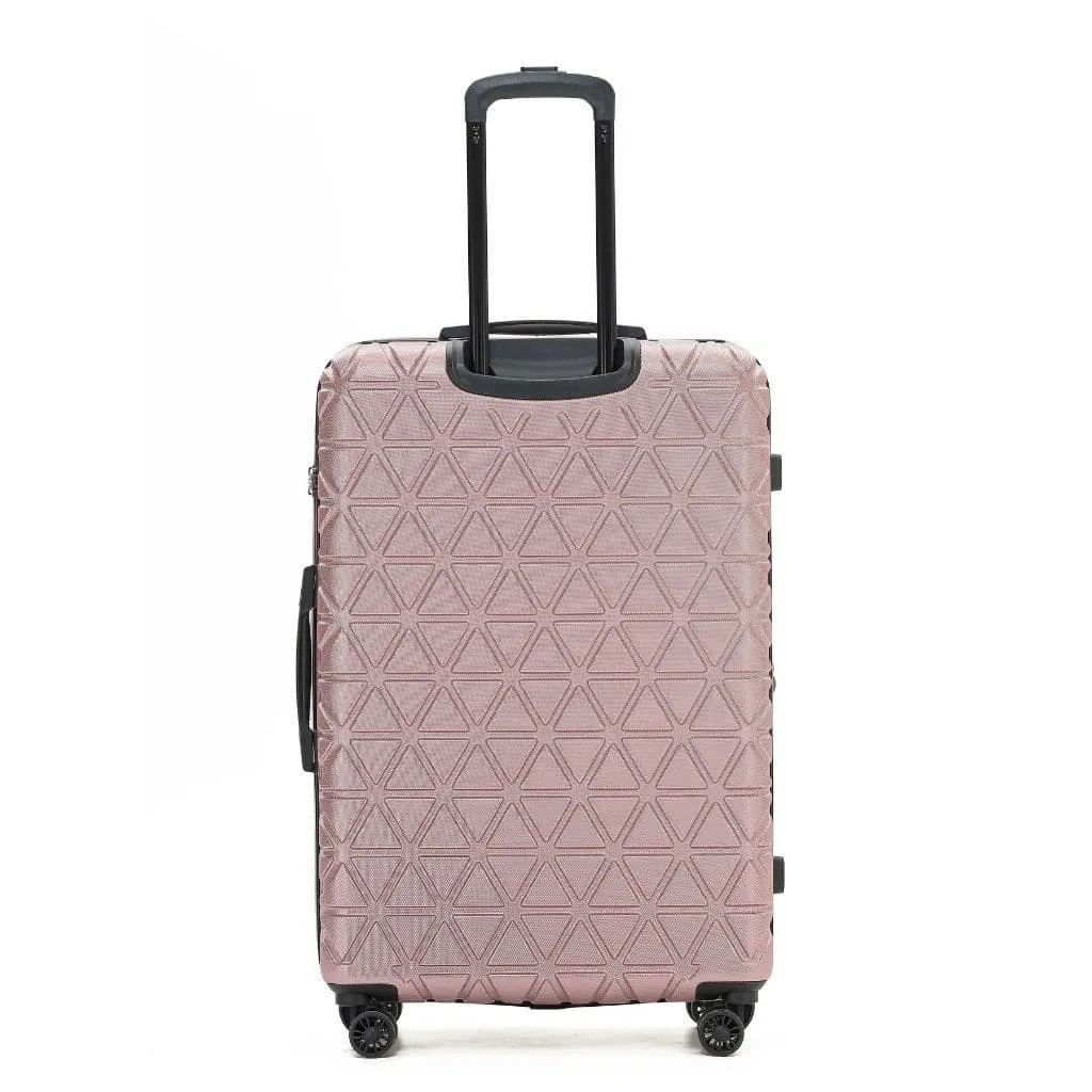 Tosca Triton Large 74cm Hardsided Spinner Expander Luggage Rose Gold