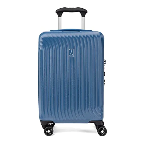 Travelpro Maxlite Air Hardside Expandable Luggage, 8 Spinner Wheels, Lightweight Hard Shell Polycarbonate, Checked-Medium 25-Inch, Metallic Silver