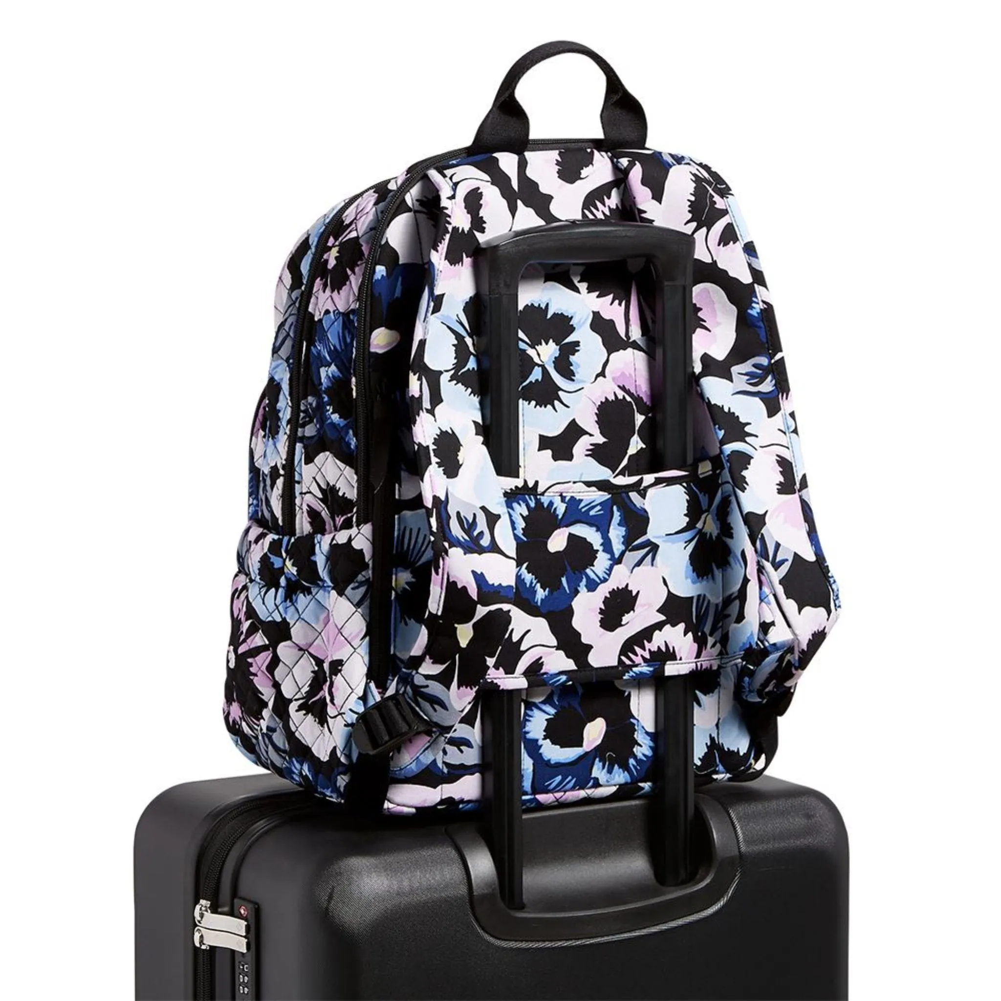 Vera Bradley Campus Backpack - Plum Pansies - ONLINE STORE CREDIT/EXCHANGE ONLY