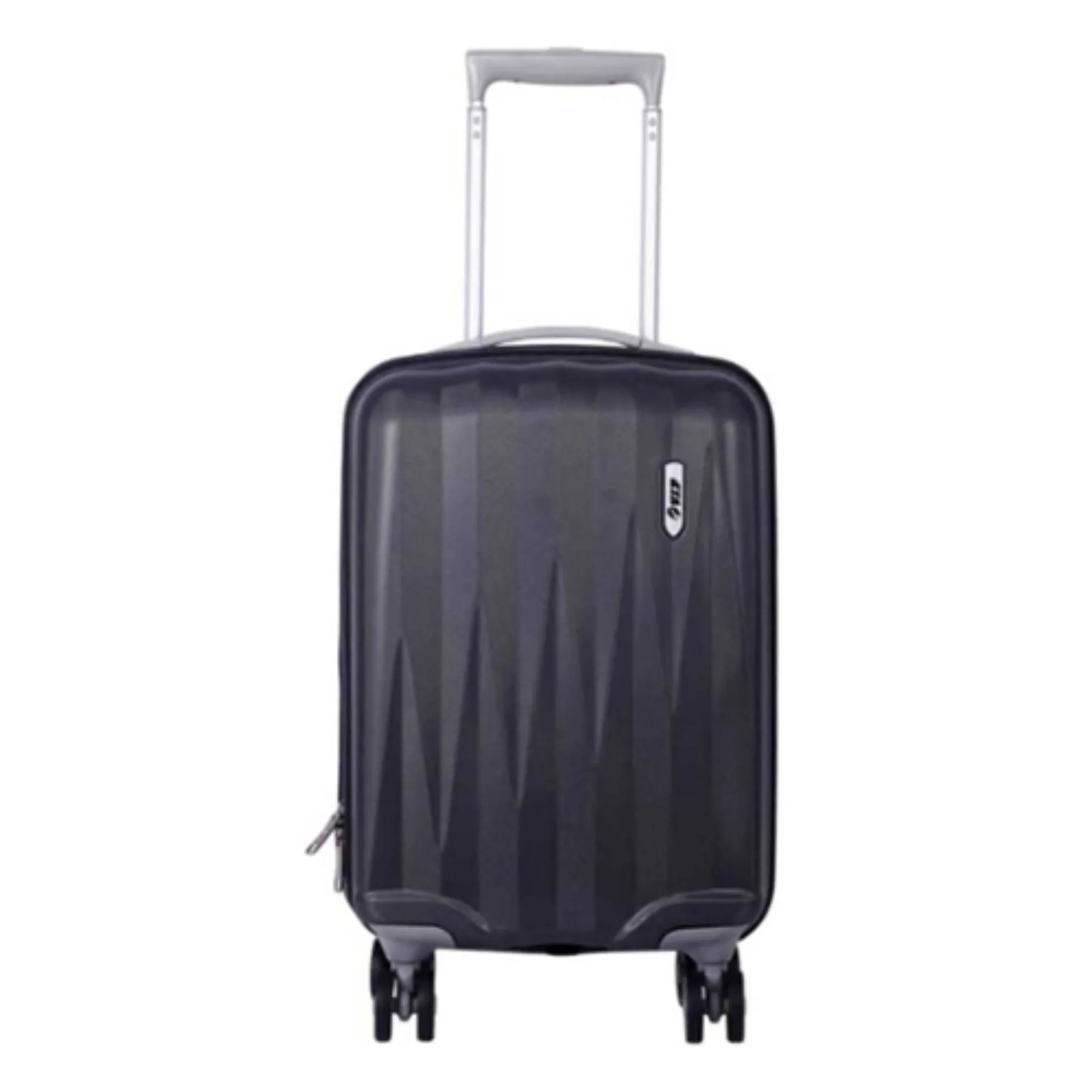 VIP Zapper Plus Cabin Hard Luggage 8 Wheels Travel Bag 23x35x55cm Black