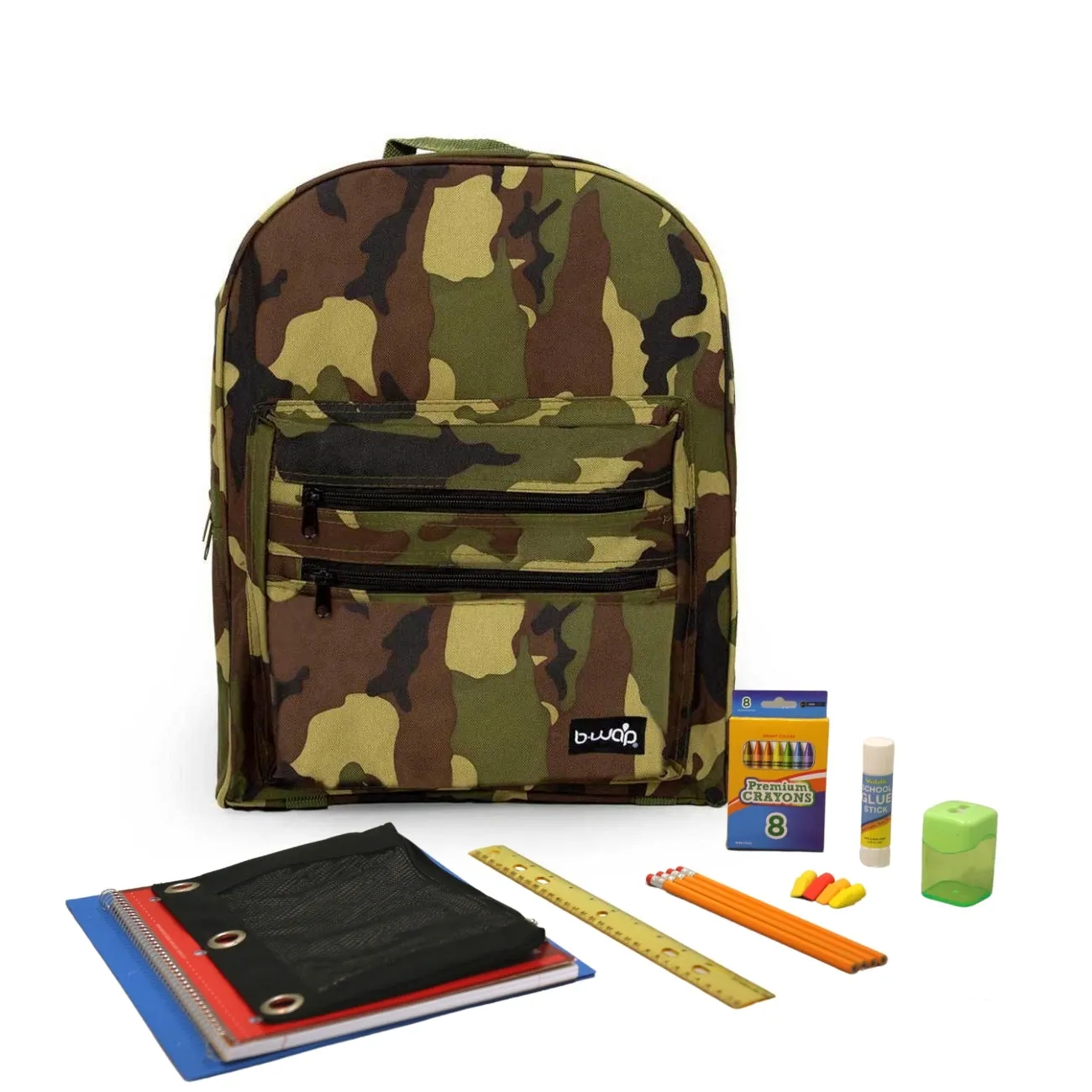 Wholesale Student Essentials Kit (24 Items per Kit) in 16'' Classic Backpack