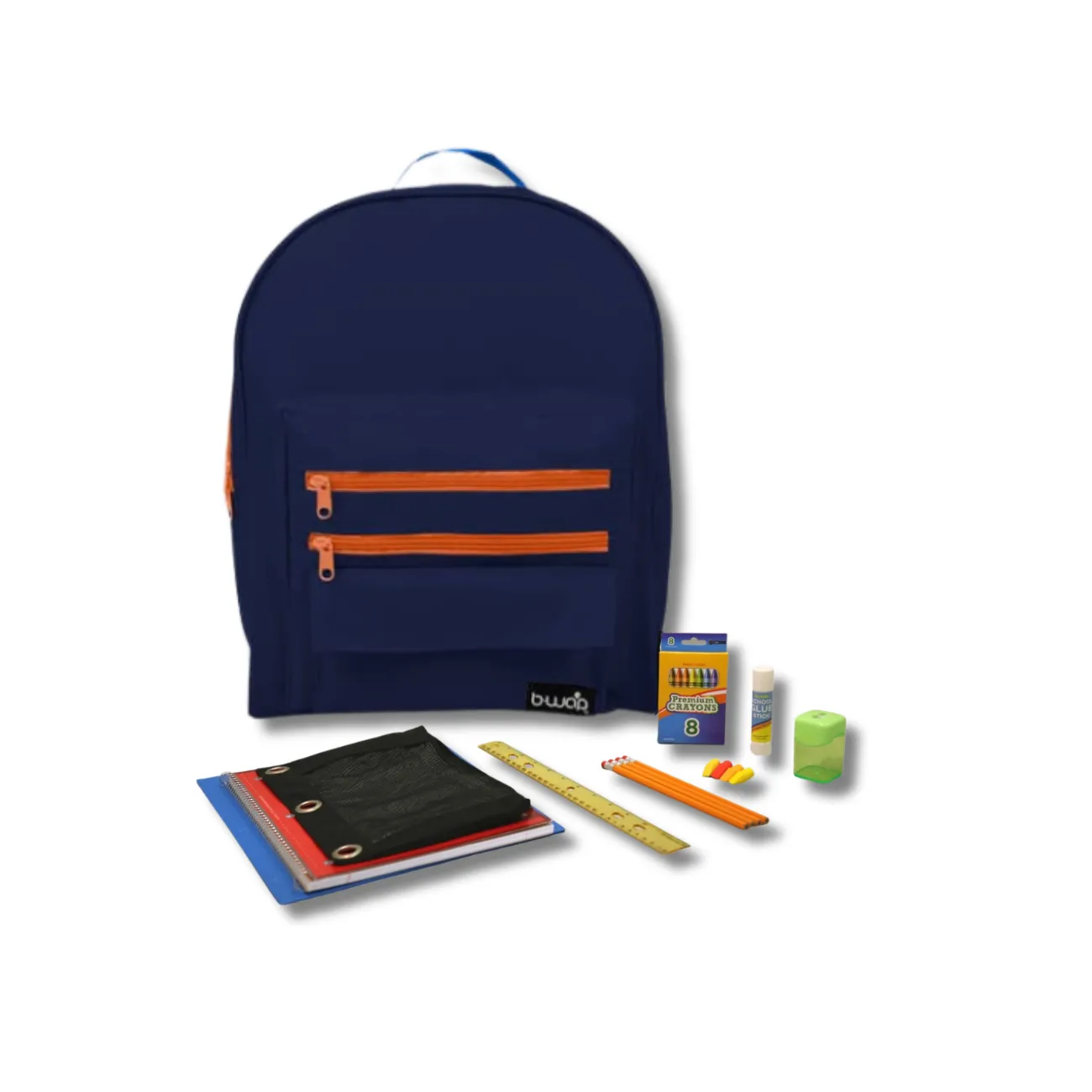 Wholesale Student Essentials Kit (24 Items per Kit) in 16'' Classic Backpack