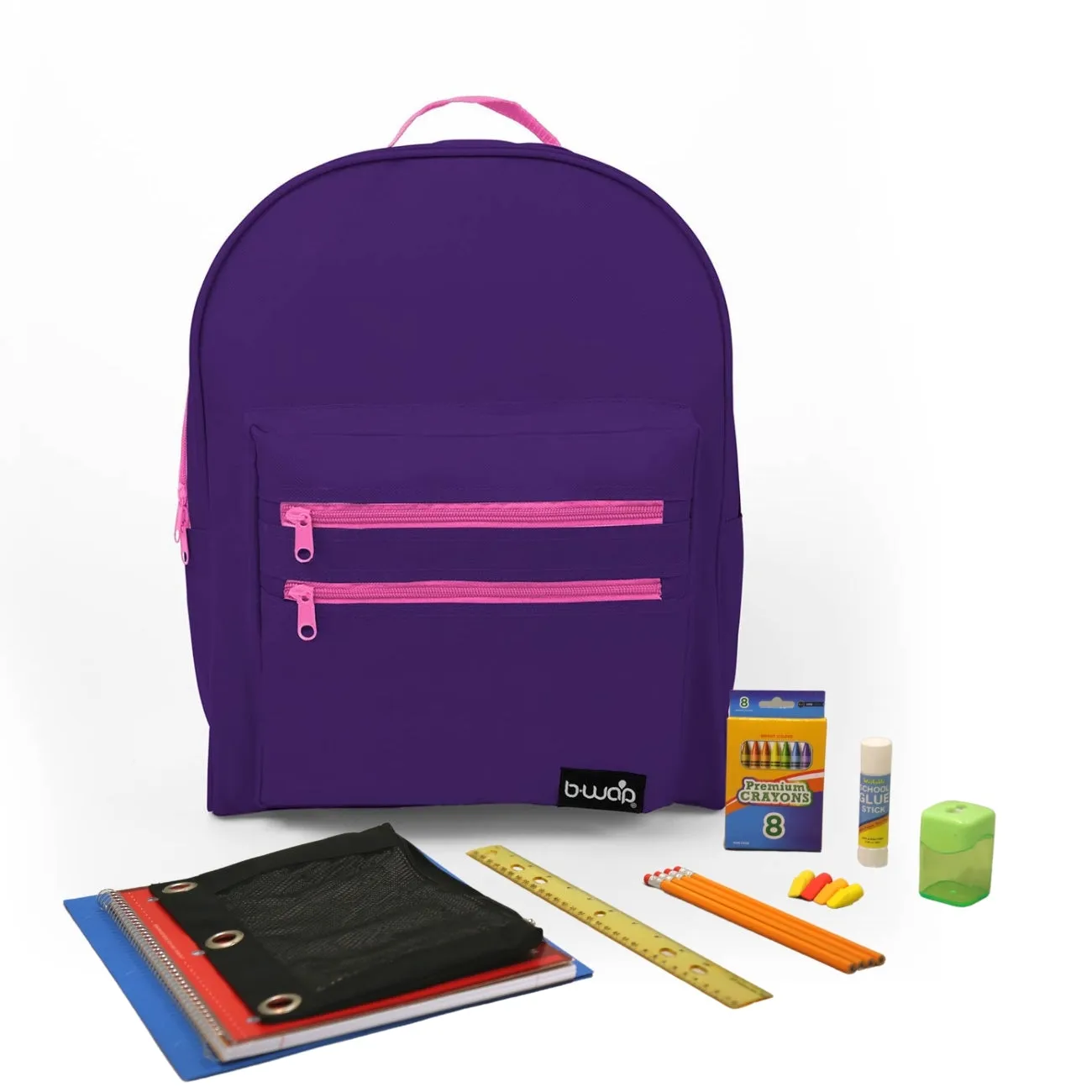 Wholesale Student Essentials Kit (24 Items per Kit) in 16'' Classic Backpack