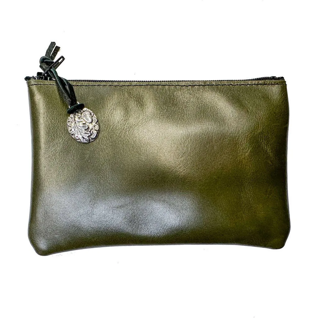 Zipper Pouch, Evergreen